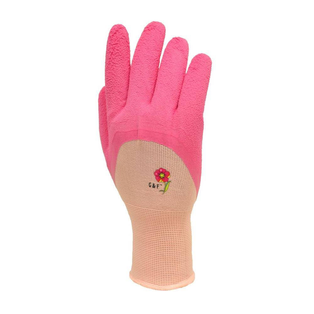 G  F Products 2030 Women Garden Gloves with Micro Foam Nitrile Coating Texture Grip (3 per Pack) 2030