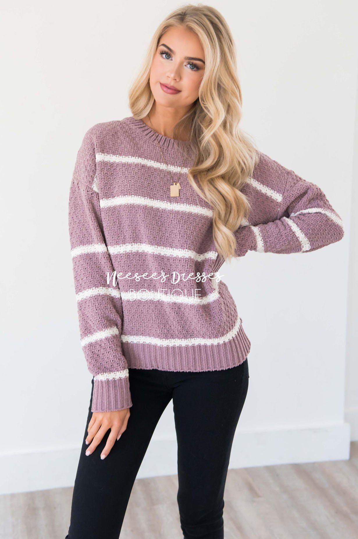 Wondering Heart Striped Sweater