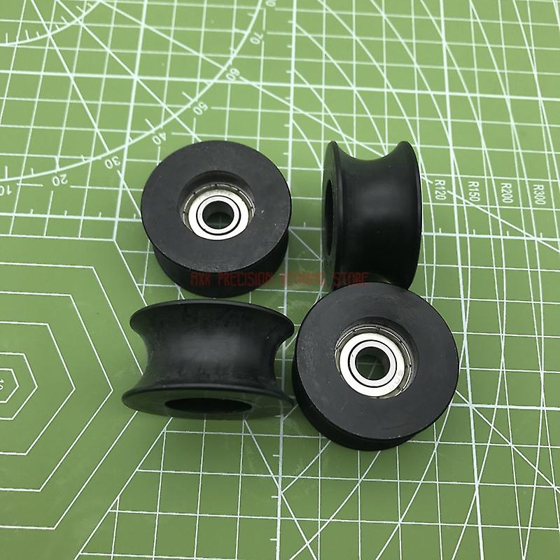 Limited Nylon Roller Bearings 0840uu 8mm Groove Guide Pulley Sealed Rail Ball Bearing Wheel 8*40*20.5mm