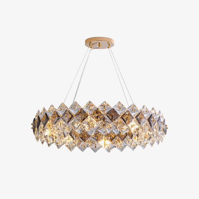 Scale Crystal Round Chandelier