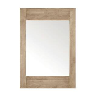 Home Decorators Collection Aberdeen 40 in. x 28 in. Framed Wall Mount Mirror in Antique Oak Aberdeen BMR-AO