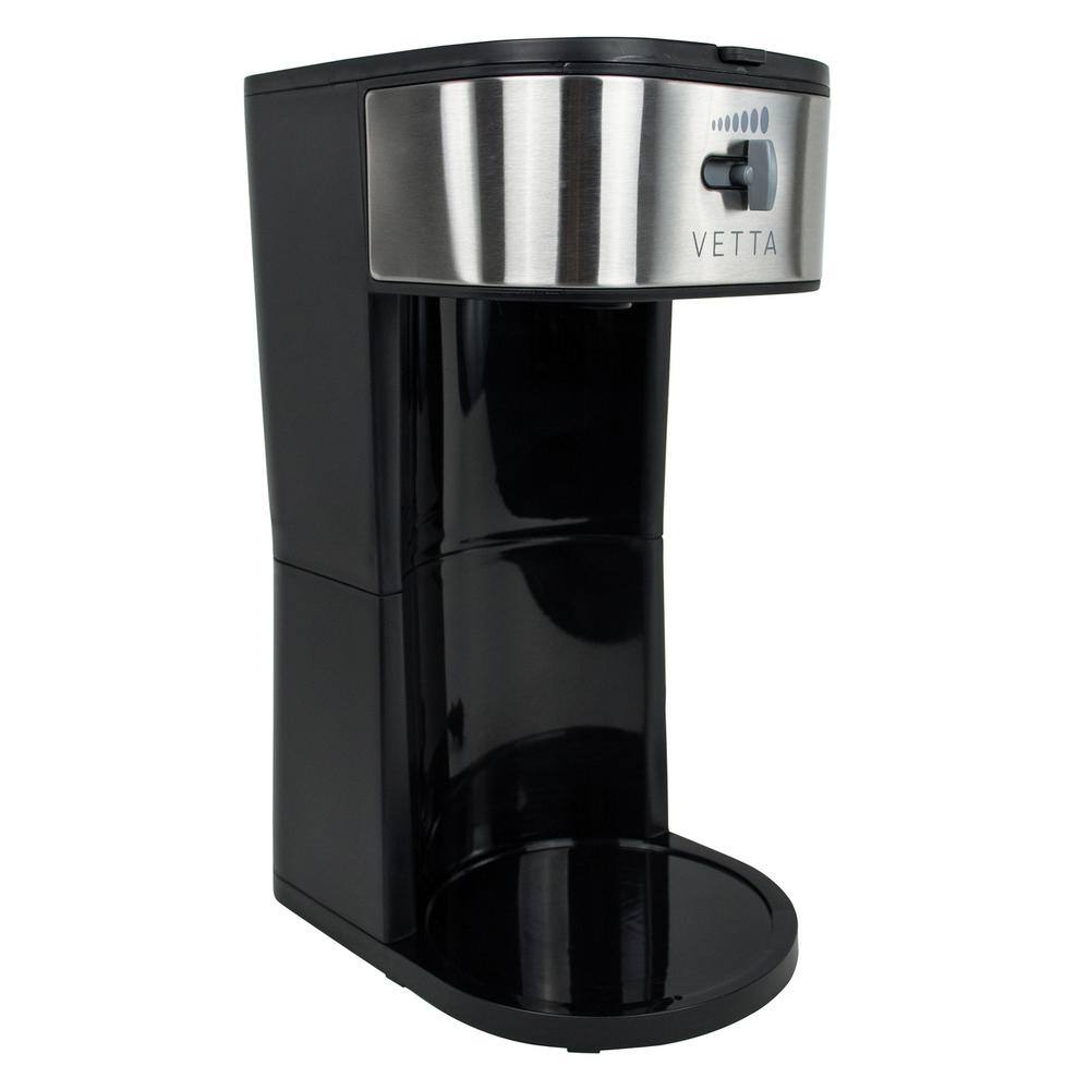 VETTA 10-Cup Black Iced Tea and Coffee Maker with Adjustable Strength Selector VTM-101