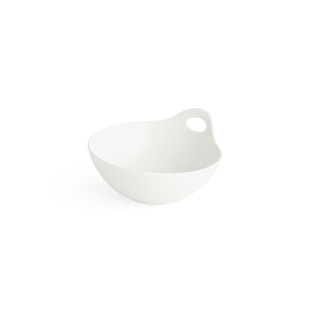 Nambe Portables Soup Bowl White   6\