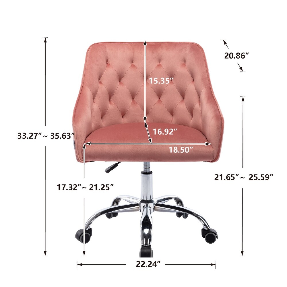 Modern Velvet Swivel Shell Chair for Living Room/ Modern Leisure office Chair Adjustable Lift Height