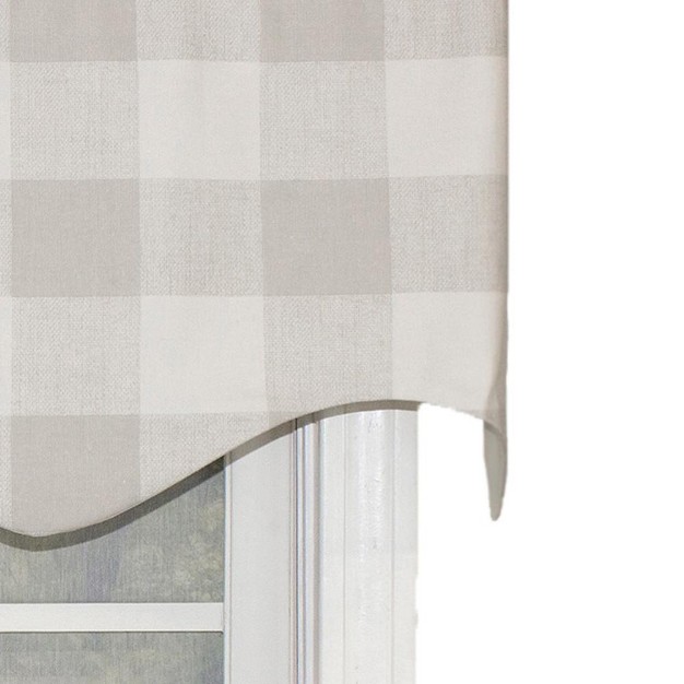 Rod Pocket Valance 50 quot X 17 quot Gray By Rlf Home