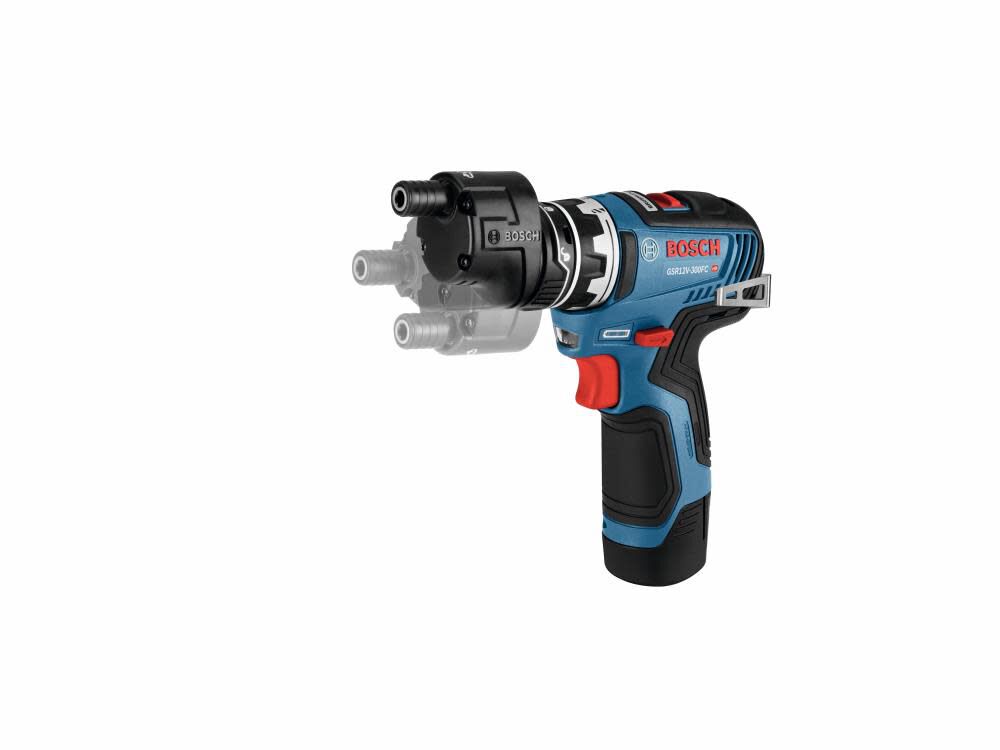 Bosch 12V Max EC Flexiclick 5 In 1 Drill/Driver System Kit Factory Reconditioned GSR12V-300FCB22-RT from Bosch