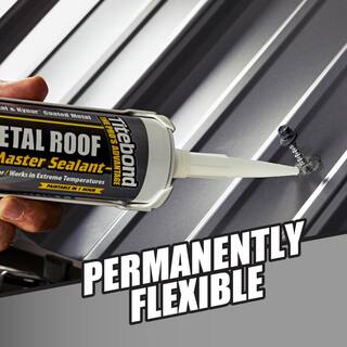 Titebond 9.5 oz. White Metal Roof Exterior Sealant (12-Pack) 61001A