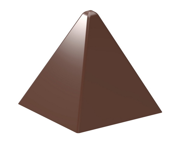 Chocolate World CW1672 Chocolate mould pyramid smo...