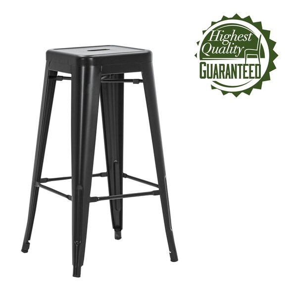 Carbon Loft Raven Stackable Metal Bar Stool