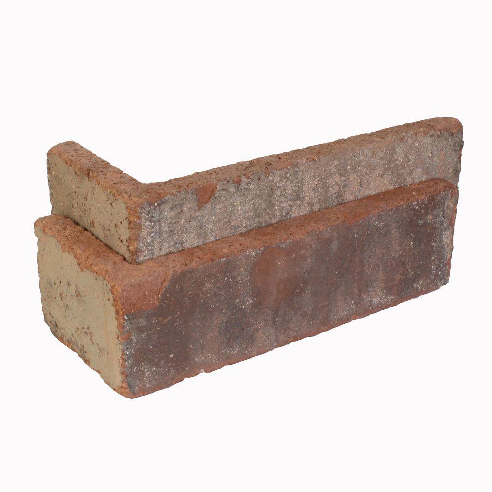 Old Mill Brick 7.625 in. x 2.25 in. Highland Thin Brick Corners (Box of 25-Bricks) TBC-270053CS