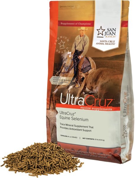 UltraCruz Selenium Nerve， Muscle and Joint Support Pellets Horse Supplement