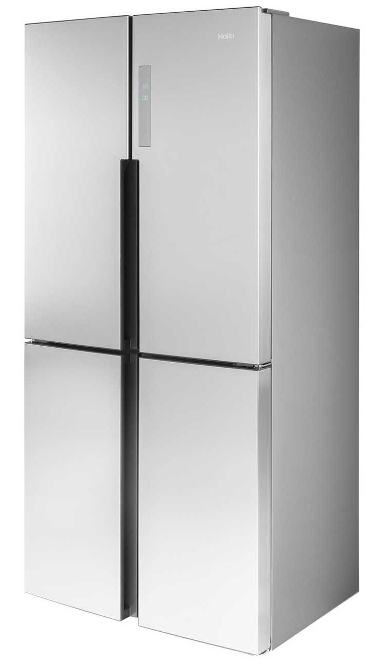 Haier 16.4 Cu. Ft. Fingerprint Resistant Stainless Steel Quad Door Refrigerator