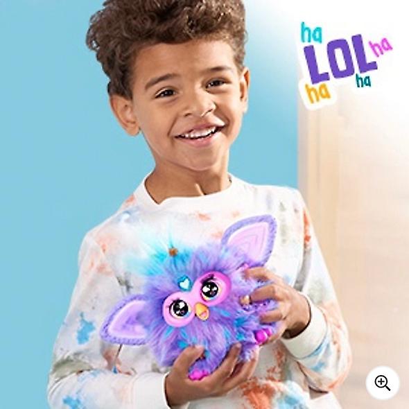 Furby purple interactive toy