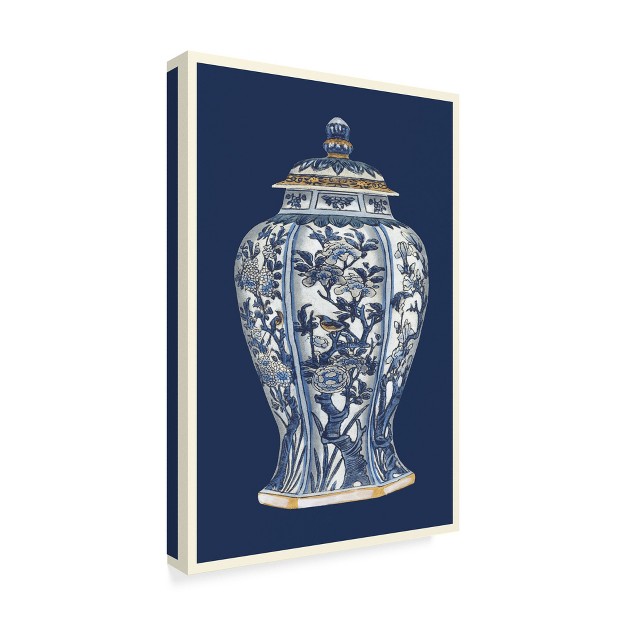 Trademark Fine Art vision Studio x27 blue And White Porcelain Vase I x27 Canvas Art