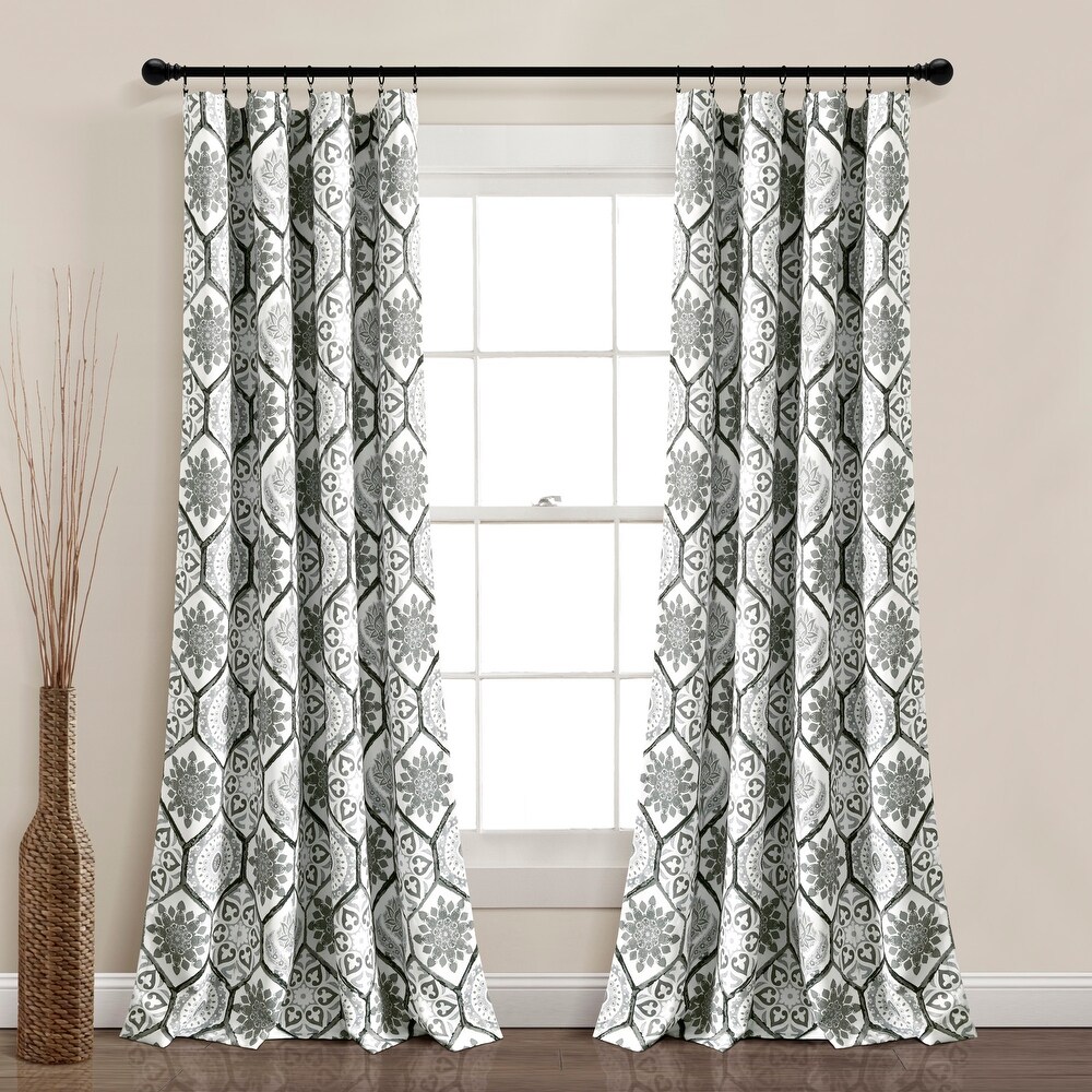 Lush Decor Marvel Room Darkening Window Curtain Panel Pair