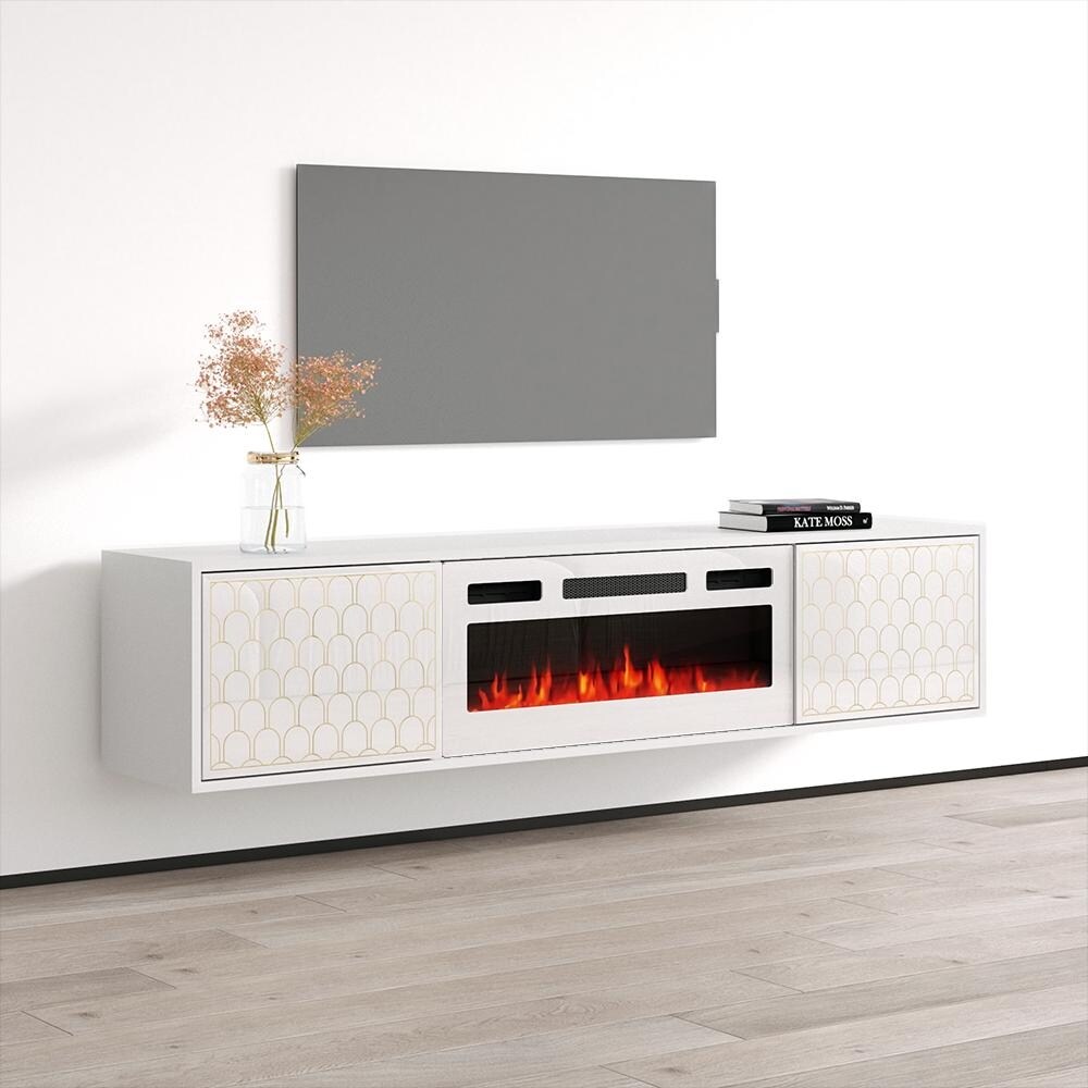 Karp WH EF Fireplace TV Stand