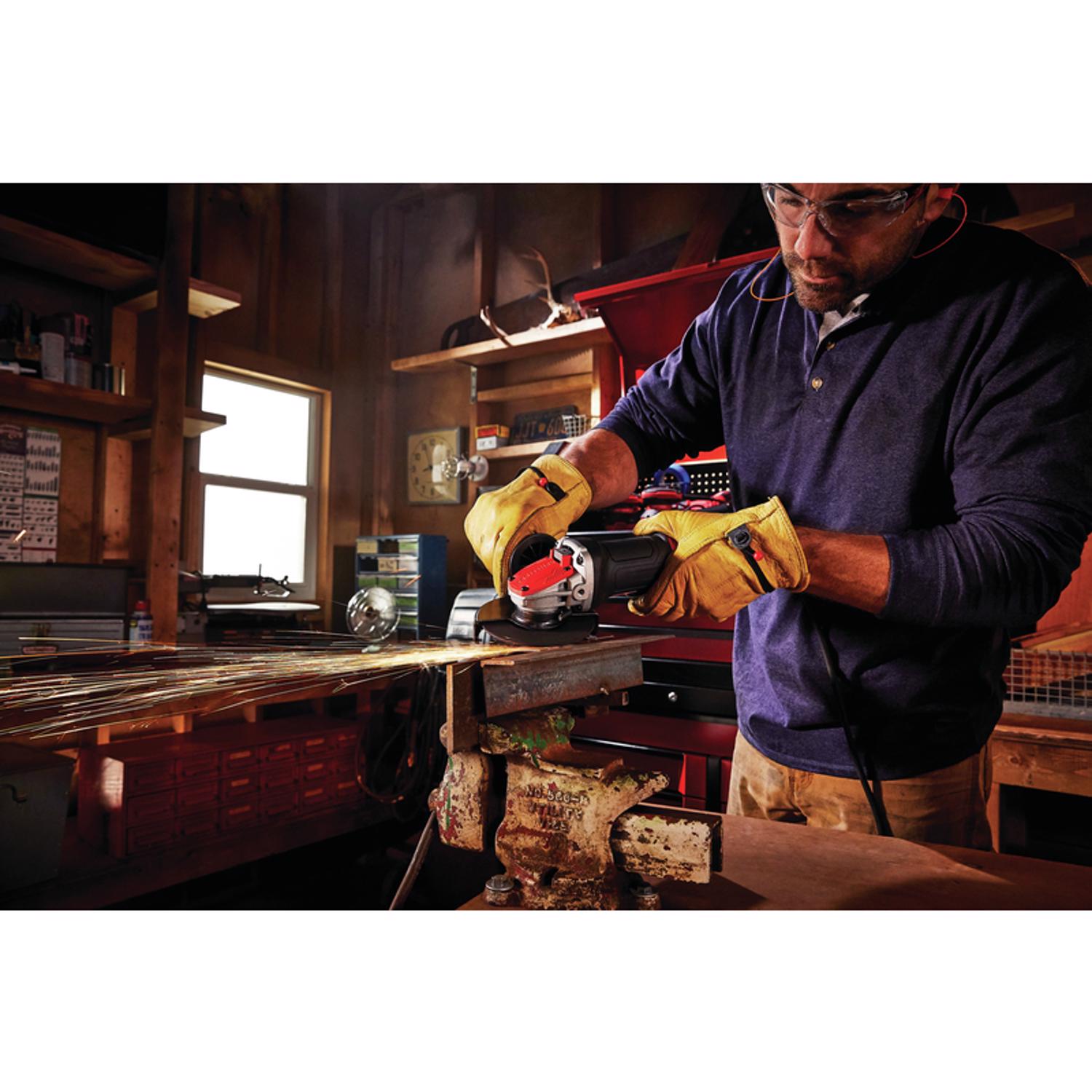 Craftsman 7.5 amps Corded Small Angle Grinder