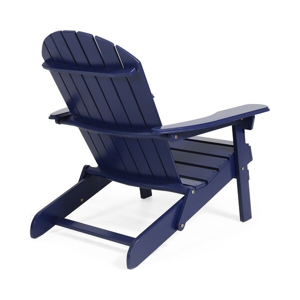 Hanlee Acacia Wood Folding Adirondack Chair by Christopher Knight Home