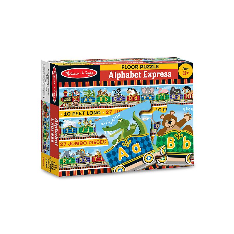 Melissa and Doug Alphabet Express Floor Puzzle