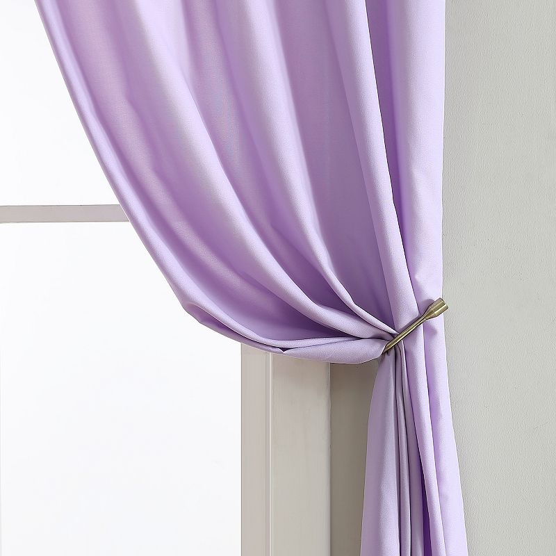 Beatrice Home Fashions Walden Leaves Set of 2 Window Curtain Panels