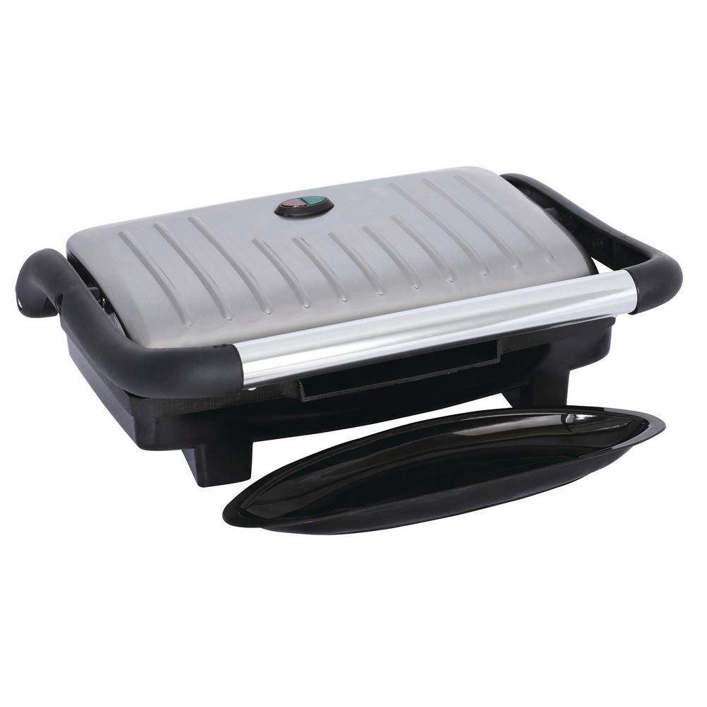 Brentwood Appliances 1000-Watt Metallic Panini Press TS-611