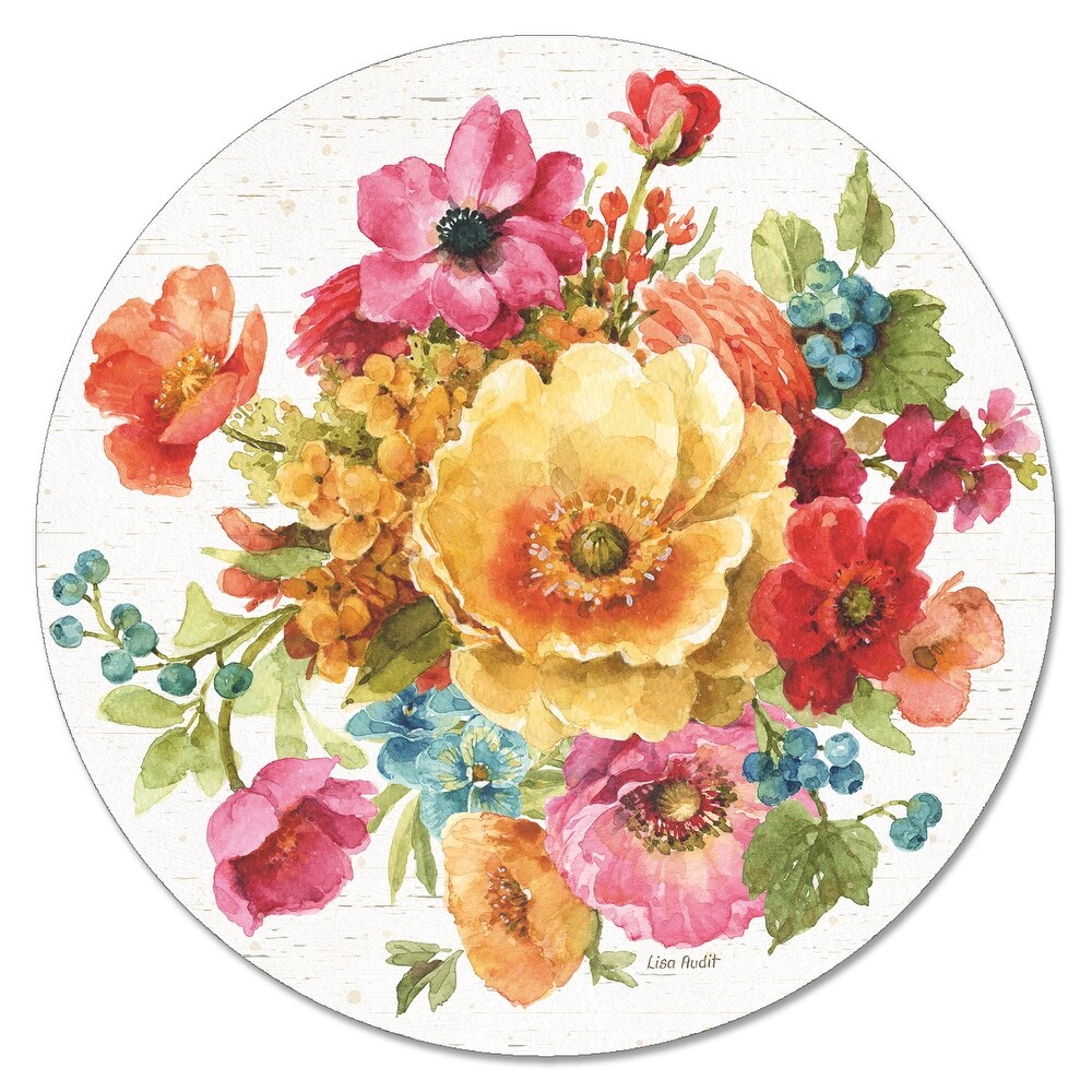 Glass Lazy Susan   Country Fresh   13x.041