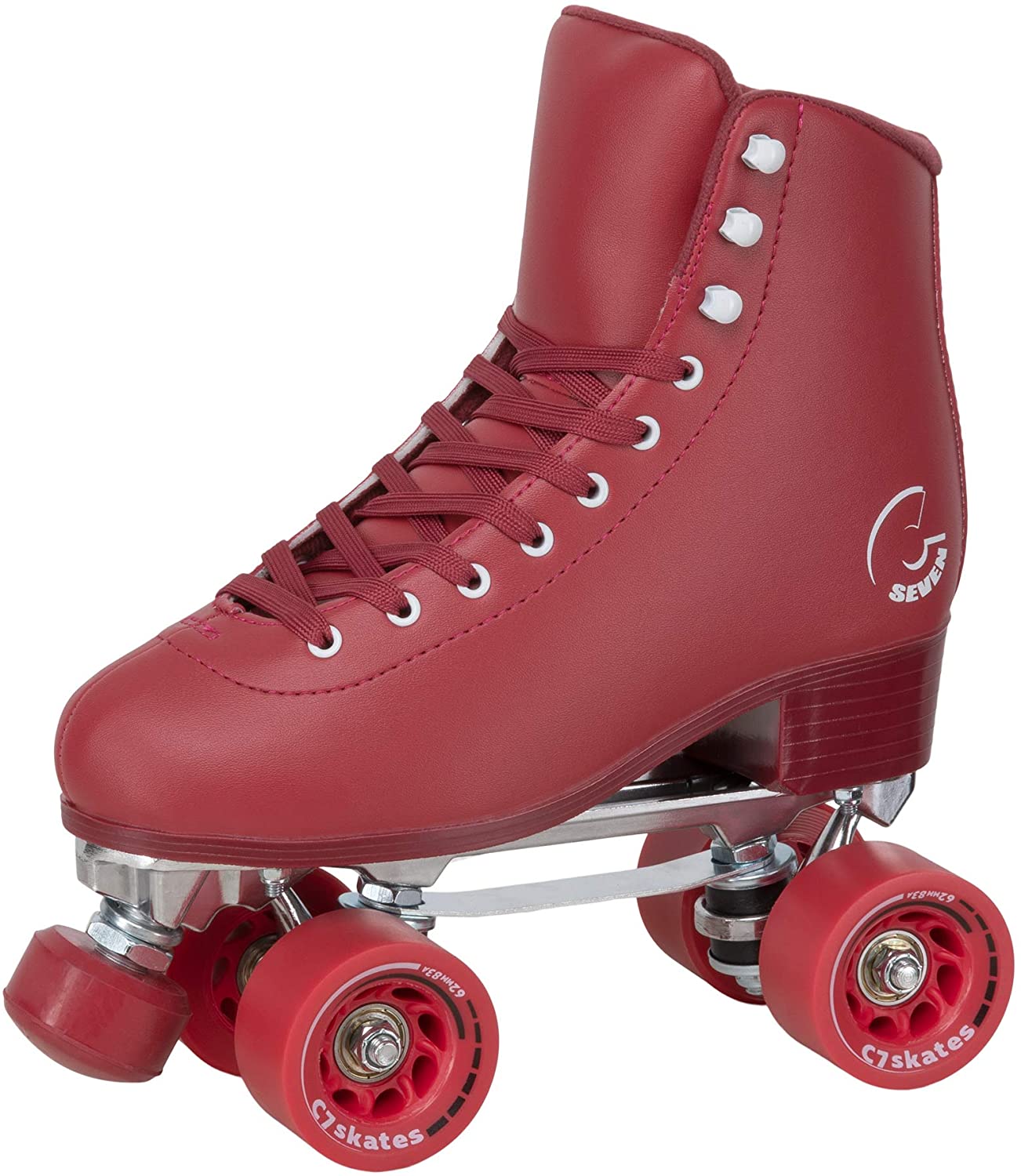 C7skates Dark Magic Unisex Quad Roller Skates (Cherrypop， Women's 6 / Youth 5 / Men's 5)