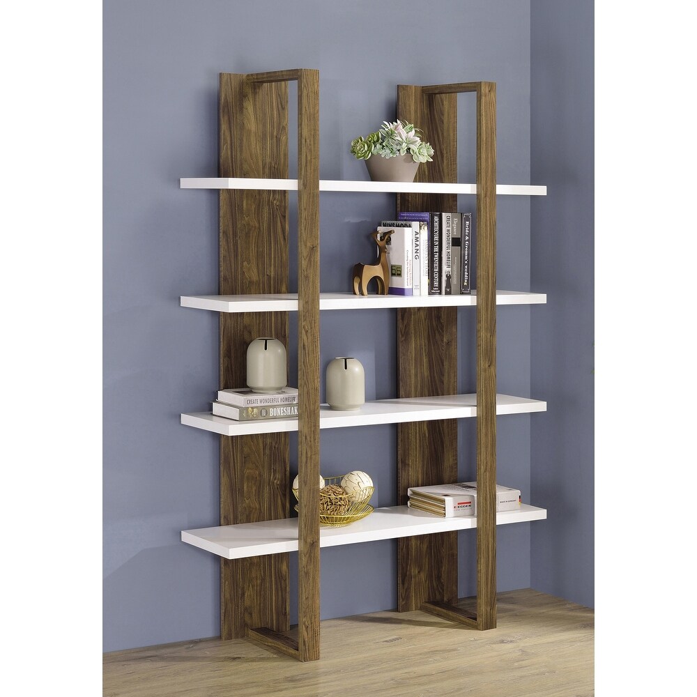 4 shelf Wood Bookcase