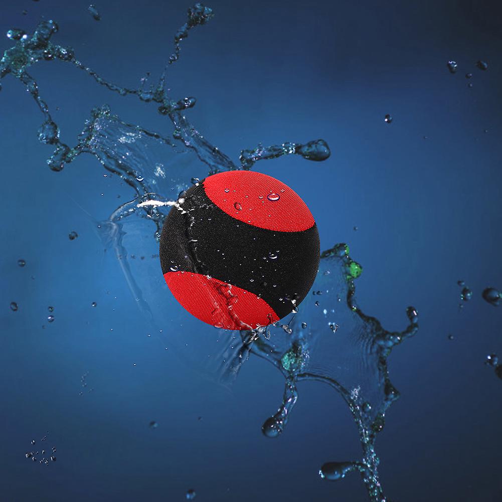 Water Bouncing Ball Outdoor Pool Beach Bouncing Sports Game Toy For Family Friends Black+red