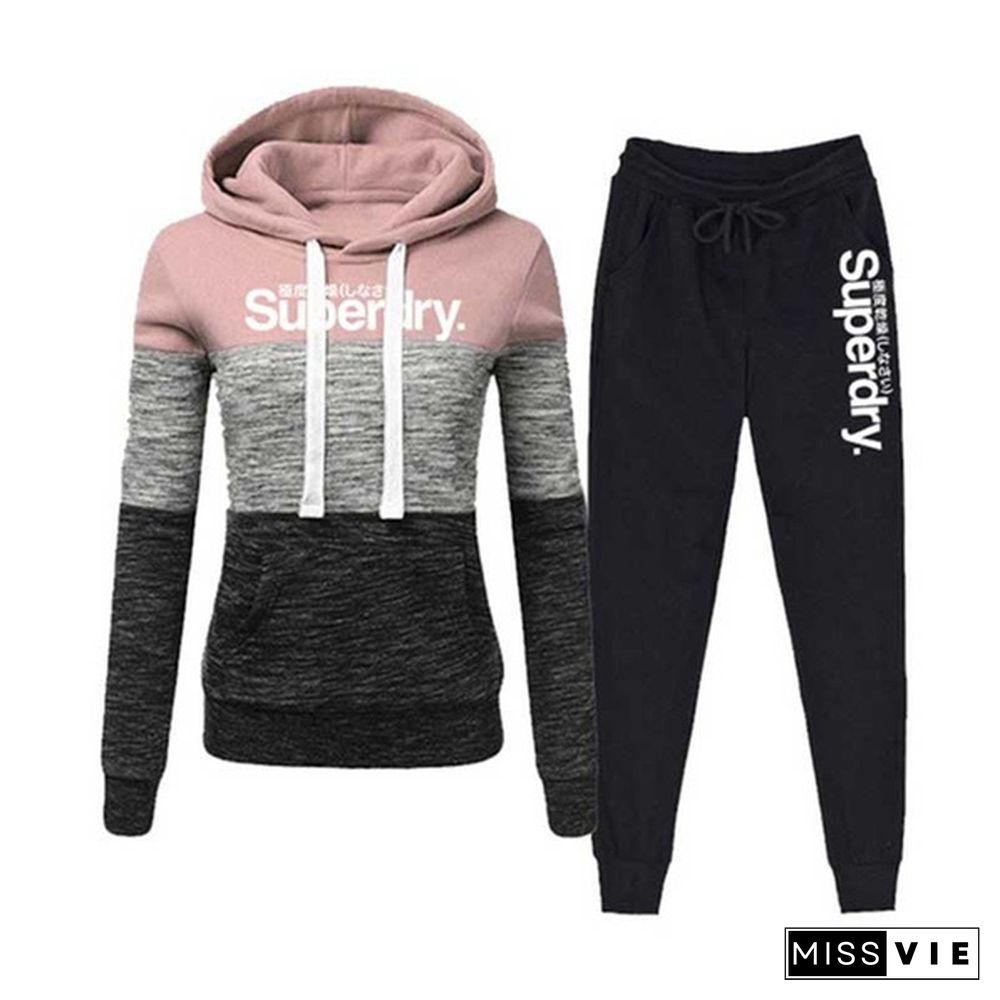 Plus Size 2 Two Piece Set Women Tracksuit Tops And Pants Fashion Jogging Sets Outfits Sweat Suits