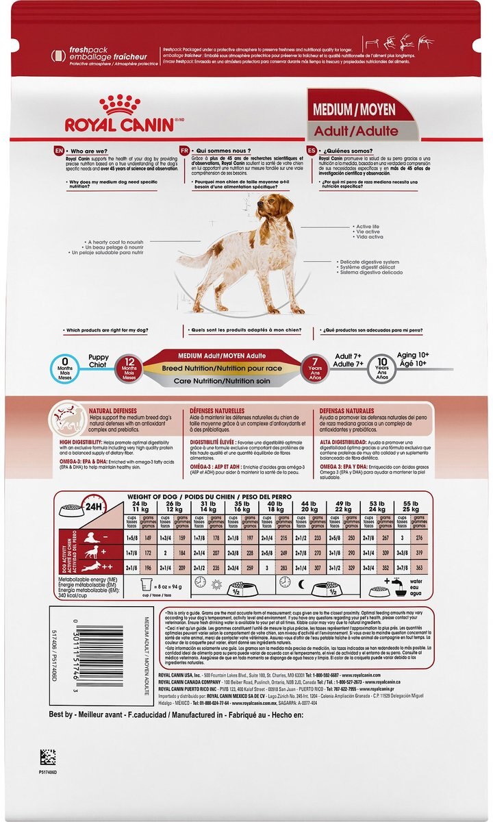 Royal Canin Size Health Nutrition Medium Adult Dry Dog Food