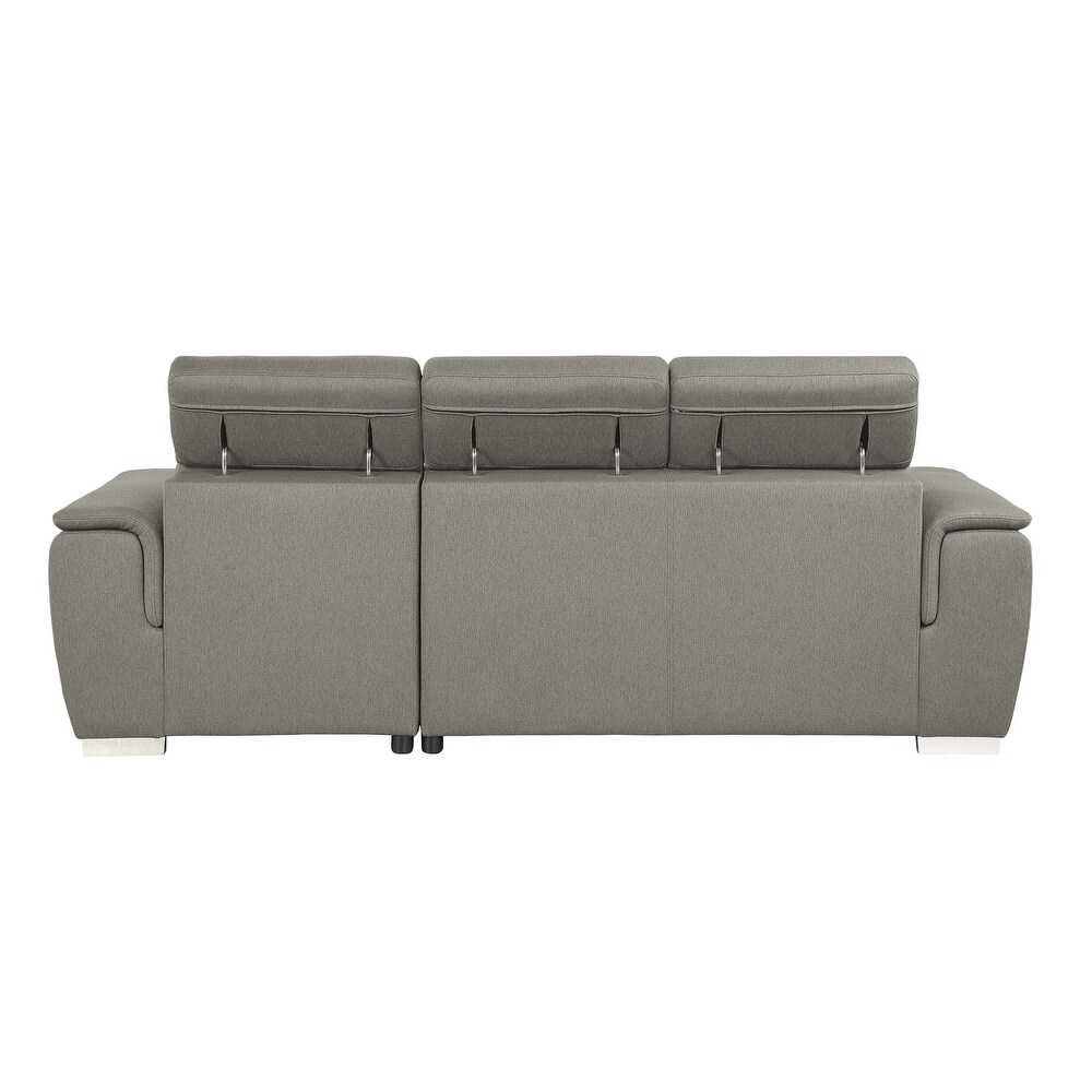 McCoy 2 Piece Sofa Chaise with Pull Out Bed