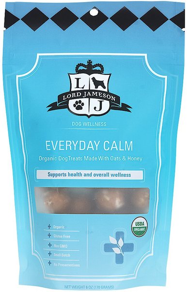 Lord Jameson Everyday Calm Dog Treats， 6-oz bag