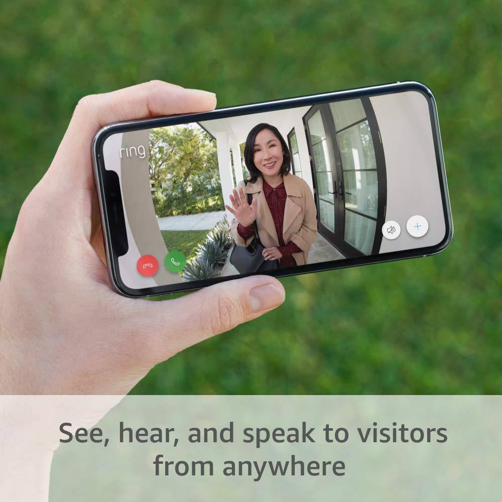 Ring Video Doorbell 3 - Smart Wireless Doorbell Camera with Dual-Band WiFi Quick Release Battery 2-Way Talk Night Vision 8VRSLZ-0EN0