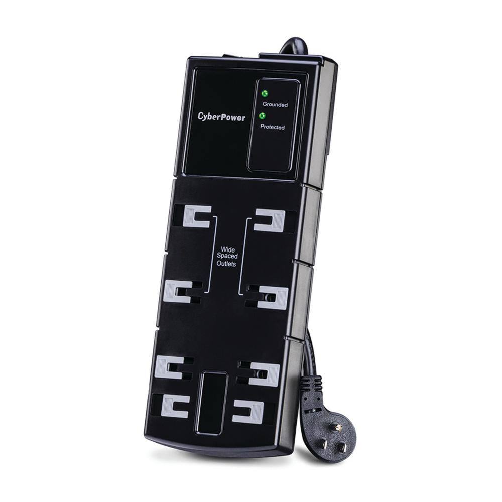 CyberPower 8-Outlet Essential Surge Protector CSB806