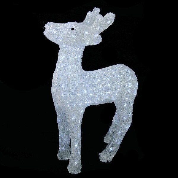 LED Lighted Commercial Grade Acrylic Reindeer Christmas Display Decor