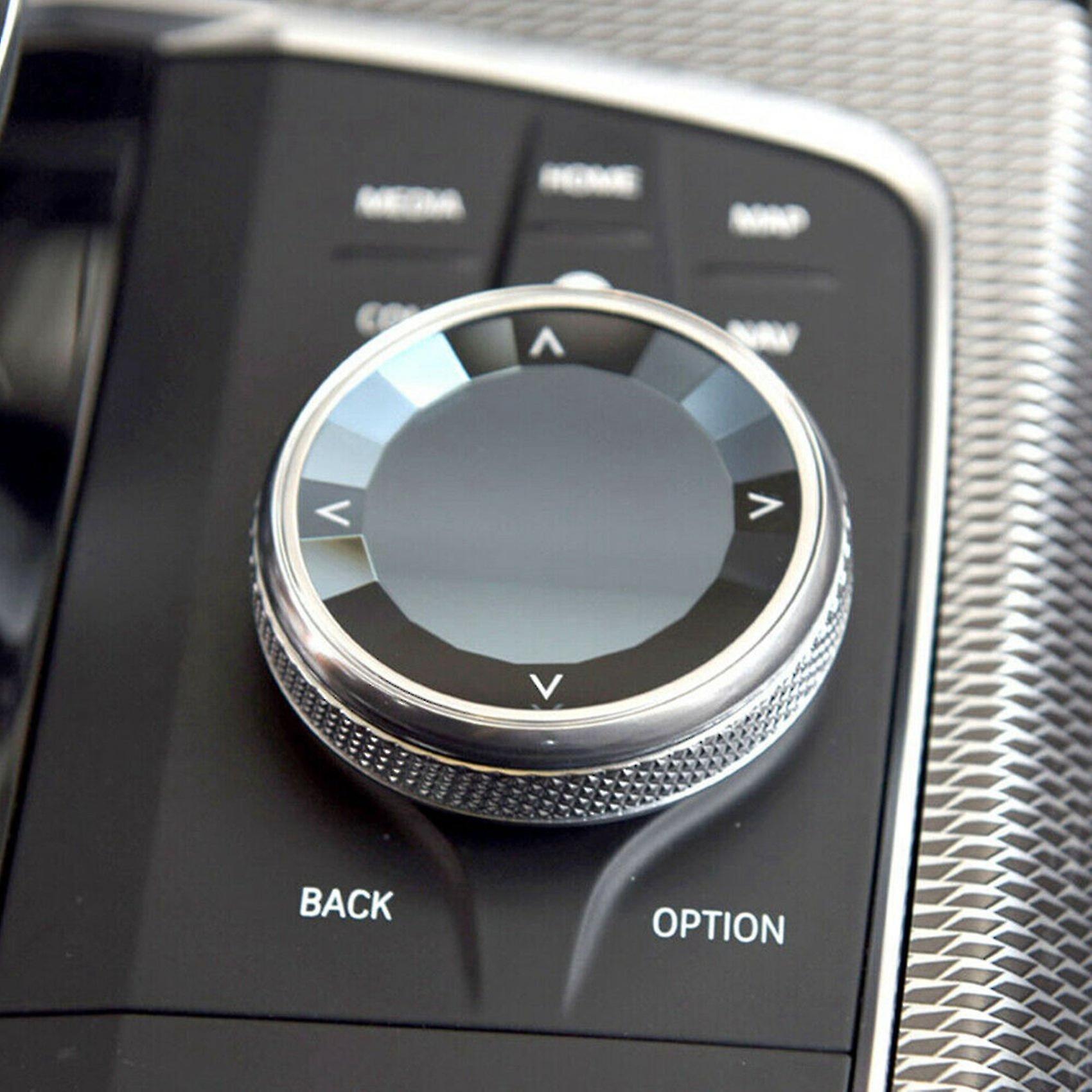 Car Crystal Multimedia Button Knob Cover Sticker Trim For 3 8 Series G20 G28 X5 X6 X7 G05 G06 G07 G