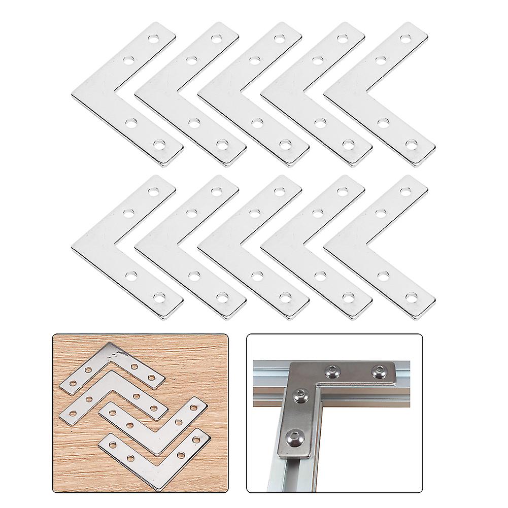 10pcs Aluminium Profiles Connection Plate Carbon Steel Connetcing Fasteners 202020l Plate