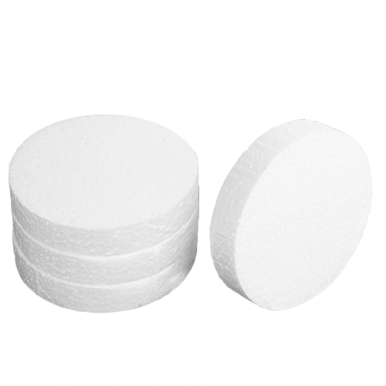 36 Pack White StyroFoam Disc, DIY Polystyrene Foam Craft Supplies 4