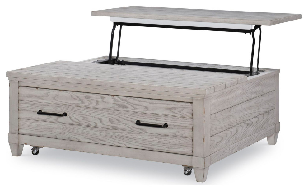 Legacy Classic Belhaven Cocktail Table With Lift Top Storage   Farmhouse   Coffee Tables   by Unlimited Furniture Group  Houzz