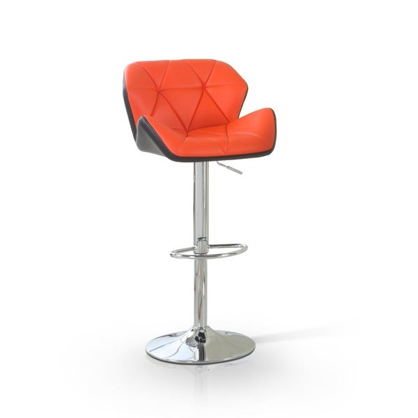 Furniture of America Dimone Modern Adjustable Swivel Barstool