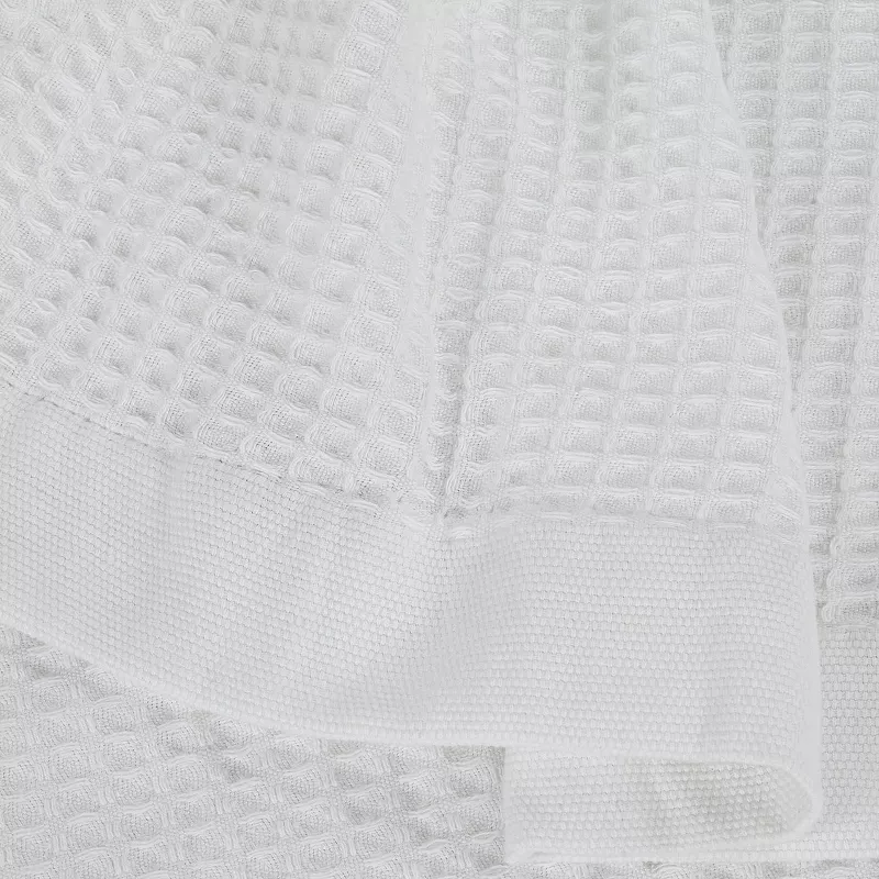 Pointehaven Long Staple Soft Hypoallergenic Cotton Waffle Blanket