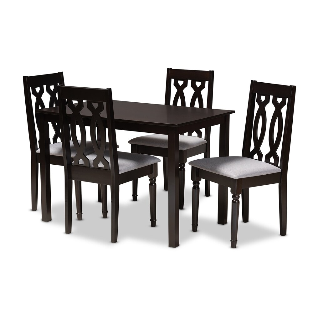 Modern and Contemporary Upholstered 5 Piece Dining Set