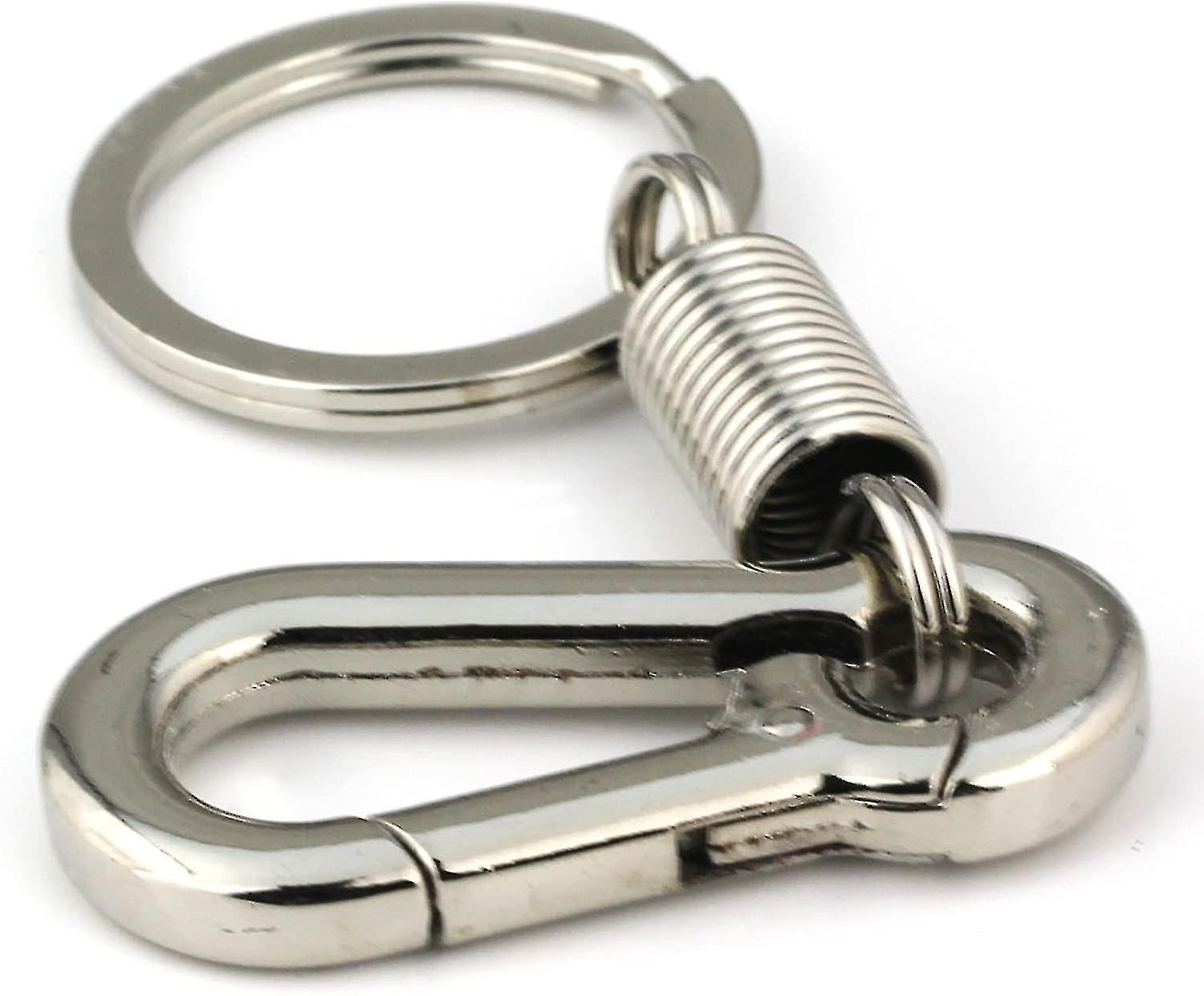 Retro Style Simple And Powerful Carabiner Shape Keychain Keychain Ring Keychain Keychain$stainless Steel Metal Quick Release Keychain Lock Belt Keycha