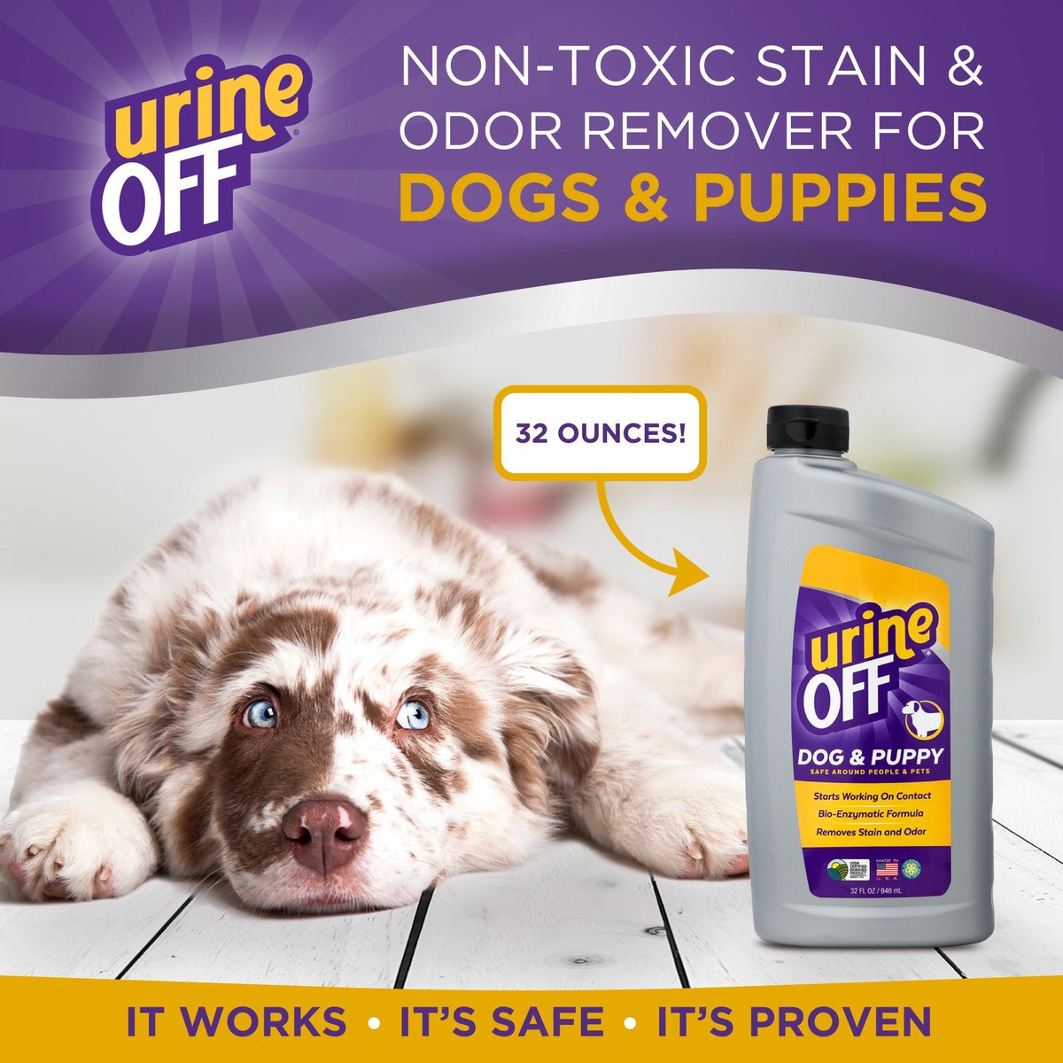 Urine Off Dog and Puppy Formula Stain and Odor Remover