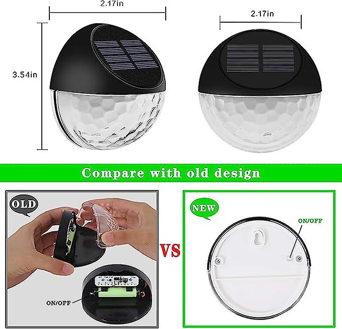 Fence Lights， Solar Decorative Garden Lights， Waterproof Wireless Outdoor Lights For Garden， Fence， Patio Use