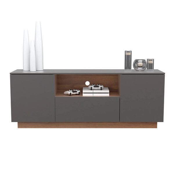 Inval Modern Dark Grey TV Stand