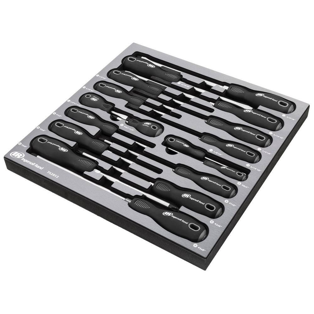 Ingersoll Rand 17 Piece Master Screwdriver Set with Organizer Tray 752012