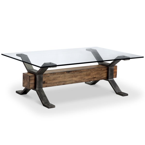 Sawyer Industrial Reclaimed Rectangular Cocktail Table