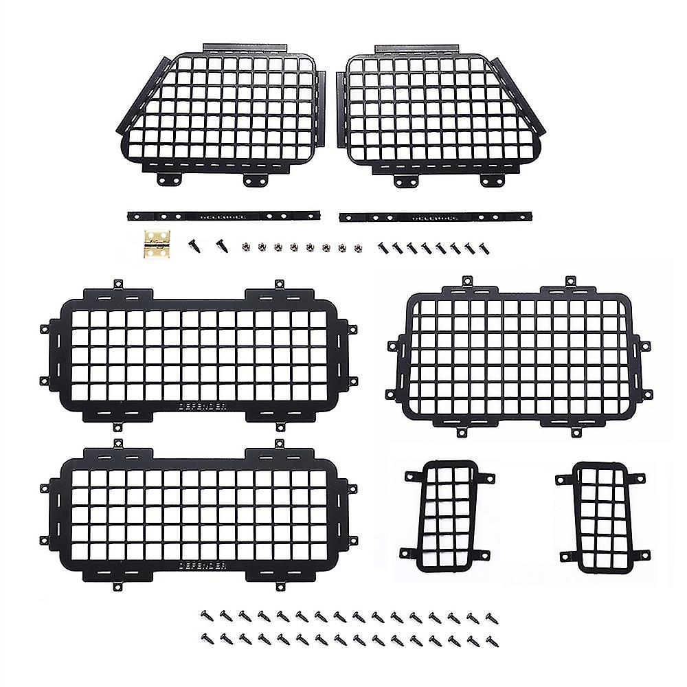 For Mn D90 Mn-90 D99s Mn99s Metal Stereoscopic Window Mesh Protective Net 1/12 Rc Car Upgrade Parts